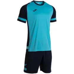 JOMA Lider Trainingsshirt + Shorts Set 013 - türkis fluor S