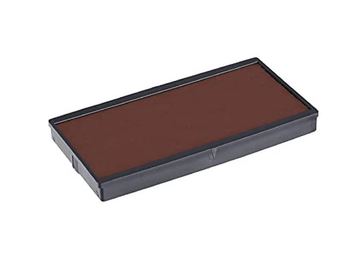 COLOP Vervangend kussen E/50/1 rood, 2 stuks verpakking, 6 x 5 x 2 cm