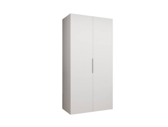 ABIKS MÖBEL Drehtürenschrank MARBELLA 1 Schlafzimmerschrank mit Kleiderstange und Regalen