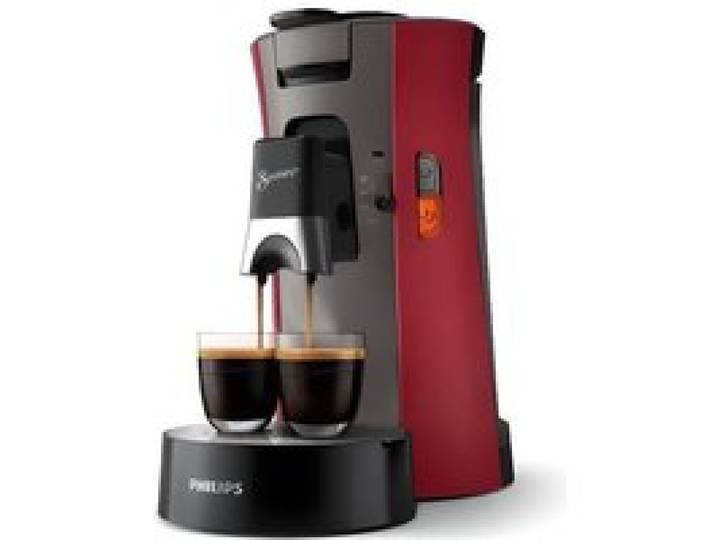 SHOT CASE - Machine a café a dosettes PHILIPS Senseo Select CSA240-91 - Rouge