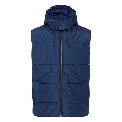 Steppweste BLEND "Steppweste BHVest", Herren, Gr. L, blau (marineblaus), Obermaterial: 100% Polyester PES., Westen Steppweste
