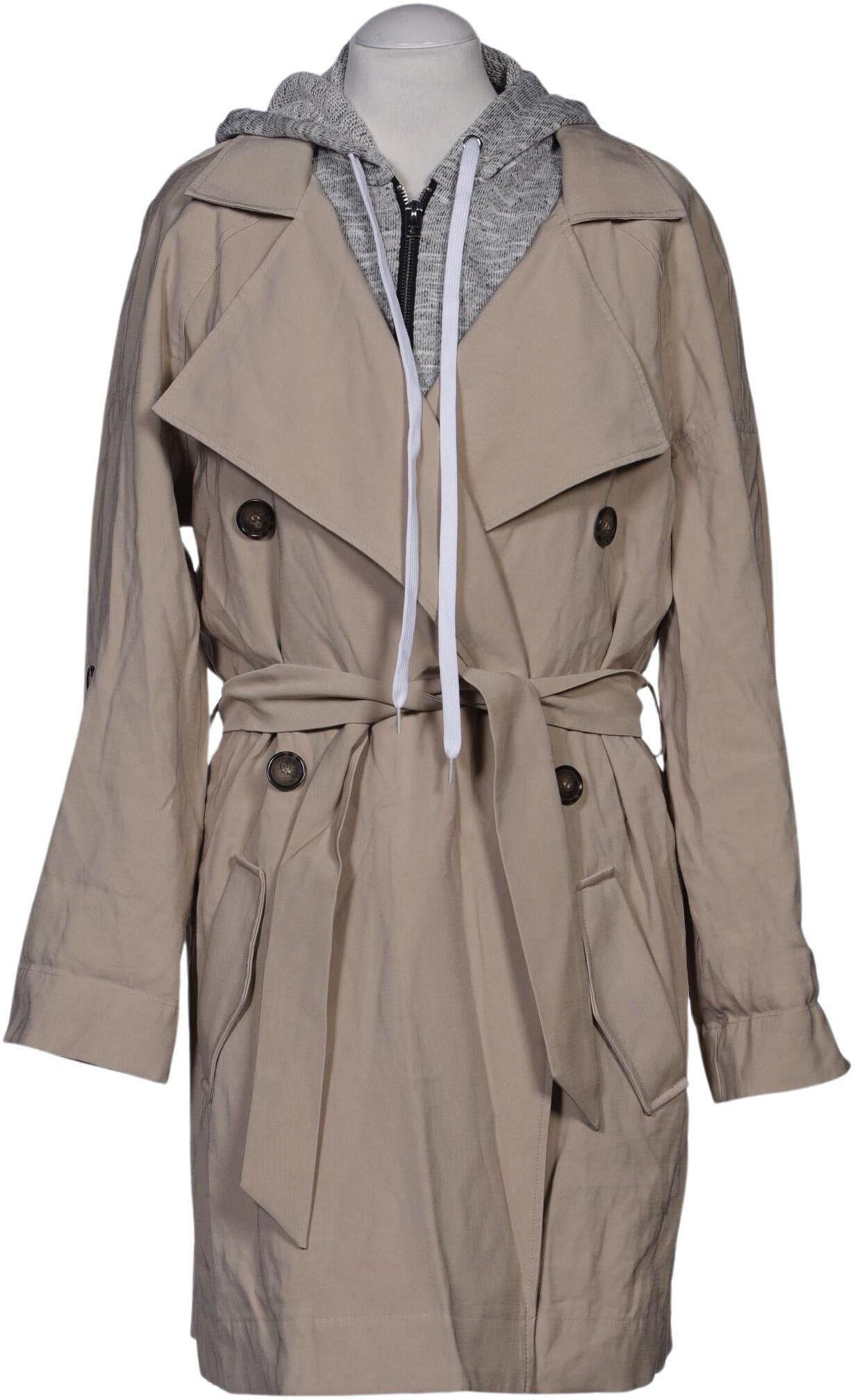Guess Damen Mantel, Beige, Gr. S, Viskose / Synthetik - Second Hand