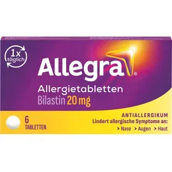 Allegra Allergietabletten 20 mg Tabletten 6 ST
