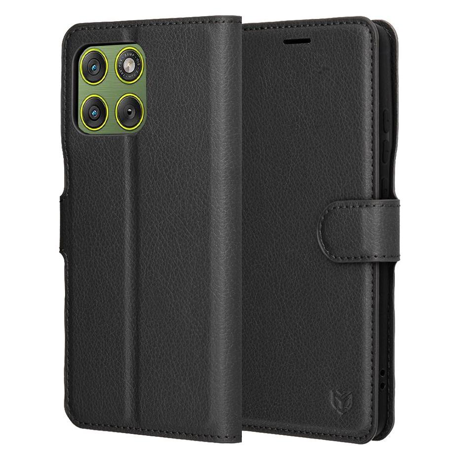 Techsuit - Leather Folio - Motorola Edge 70 - Black (Motorola Edge 70) (64798221)