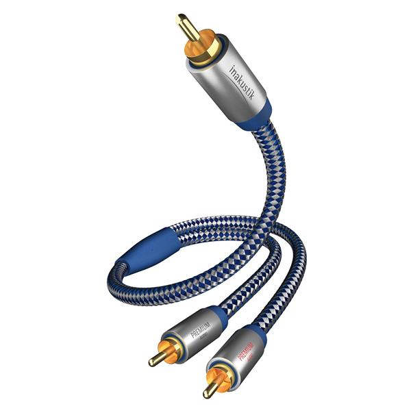 Inakustik Premium Y-Subwoofer-Kabel (2 m, Cinch Kabel) (0040802)