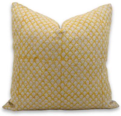 Fabdivine Rustic Accent Cushion Cover Linen for Sofa Chair Bed Home Pillowcase, Pinkcity