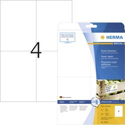 Herma 10909 Kraftkleber-Etiketten 105 x 148 mm Papier Weiß 100 St. Permanent haftend Tintenstrahldrucker, Laserdrucker, Farblaserdrucker, Kopierer,