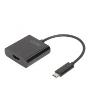 DIGITUS Externer Videoadapter USB-C 3.1 HDMI Schwarz (DA-70852)