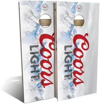 Skip's Garage Coors Light Outdoor Cornhole Board Set