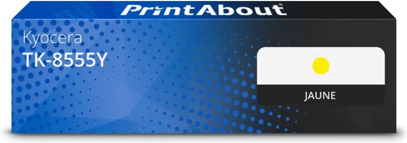 PrintAbout Toner compatible Kyocera TK-8555Y - Jaune Jaune