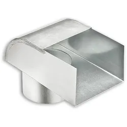 Auslaufstutzen Grömo universal, Zink, verschiedene Größen (Ausführung: Ø 80mm)