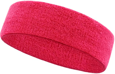 Inspire Picks AOLIKES Cotton Athletic Headband Elastic Sweatband For Men & Women, Sports, Gym, Basketball, Volleyball & Tennis bright Rose
