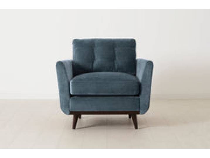 Sessel Model 10, Wasserblau