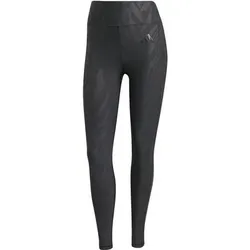 ADIDAS Damen Tight Optime AOP Full-Length, Größe XS in Schwarz Schwarz