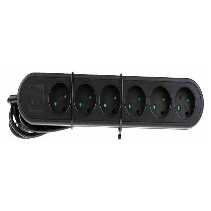Mercodan EL-stikdse med 6 udtag (6x) (584420032)