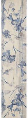 Nourison Somerset Vintage Watercolor Floral Pattern Area Rug