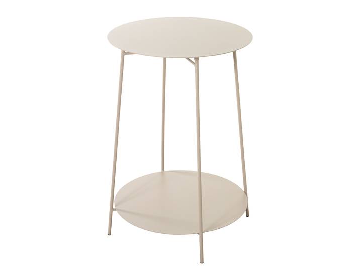 Table d’appoint Buneya - haut 60 cm Ø 45cm Beige