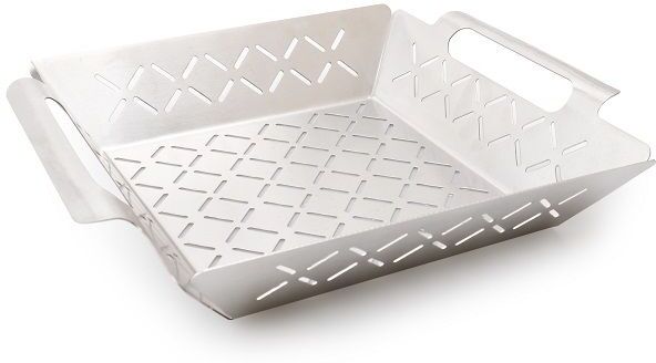 Primaster Grillkorb Premium Edelstahl 27 x 22 x 5 cm