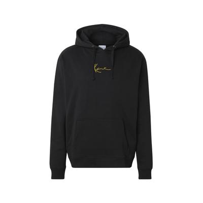 Hoodie KARL KANI "Karl Kani Karl Kani Small Signature Gold Logo Hoodie", Damen, Gr. XL, schwarz, 100% Baumwolle, Rundhals, Sweatshirts Hoodie