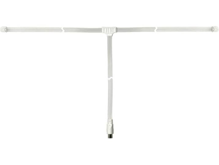 Goobay 68850 DAB radio-antenne, FM-antenne voor stereo-installatie AM FM DAB Turner, coax-bus, 75 Ohm DAB antenne, kamerantenne, FM-antenne, kabel 1,75 m