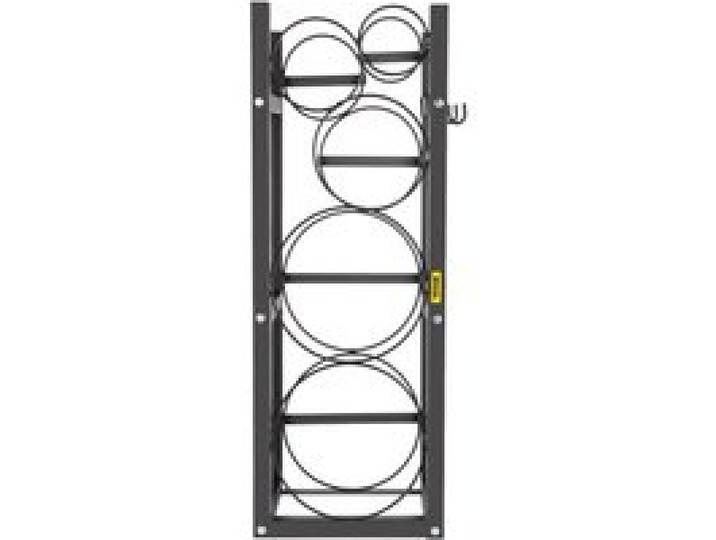 VEVOR Kältemitteltankregal mit 2 x 30 lbs & 3 Platzsparenden Flaschentankregalen 895 x 319 x 92 mm Kältemittelflaschenregal Gasflaschenregale und Halterungen für die Lagerung von Gas, Sauerstoff
