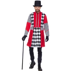 Wilbers Rot Weiss karierte Jacke für Herren (L)