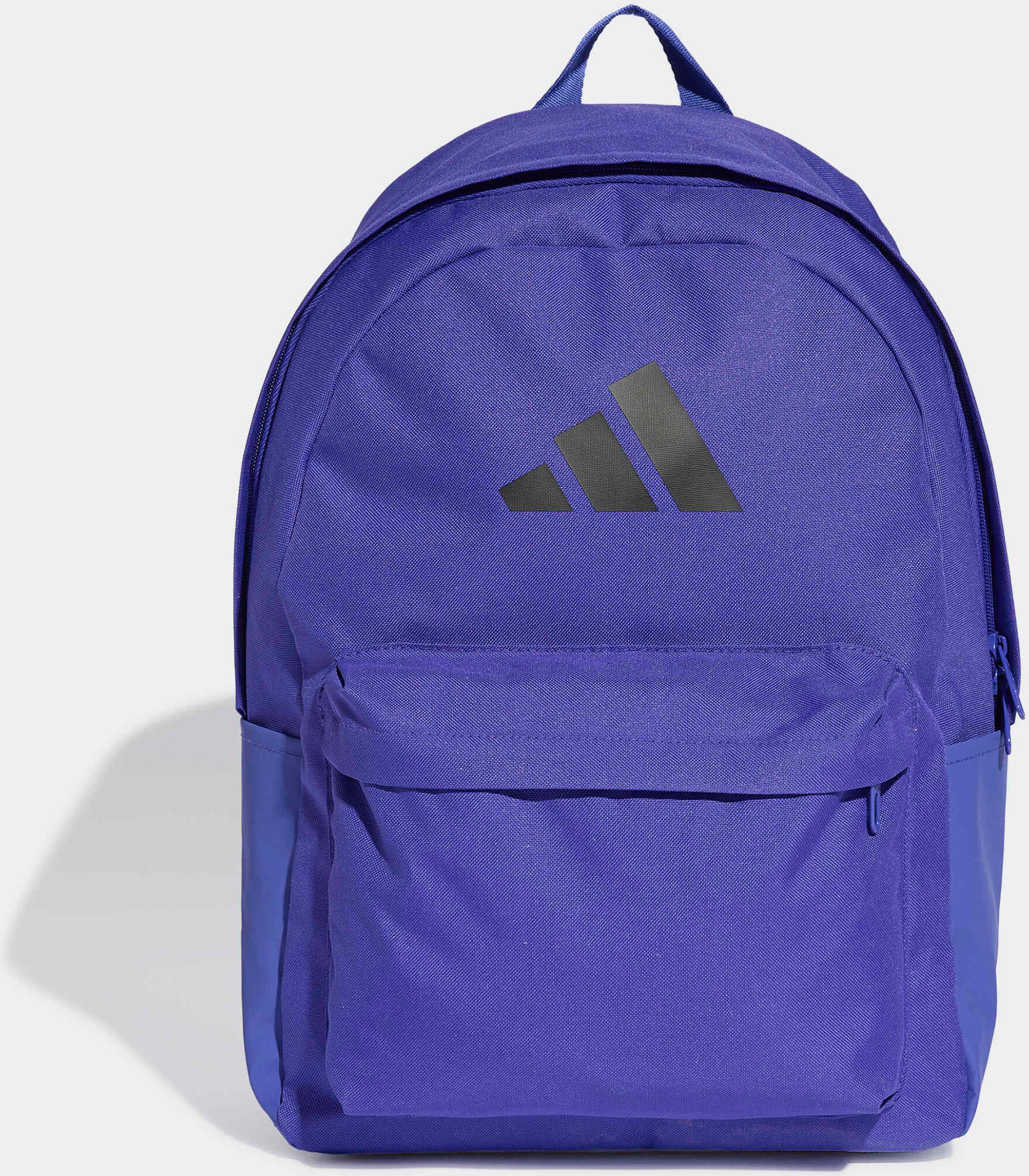 Rucksack ADIDAS PERFORMANCE "CLASSIC 3-STREIFEN LOGO", blau (pure lila, schwarz), Rucksäcke, Damen, Obermaterial: 100% Polyester, Rucksack