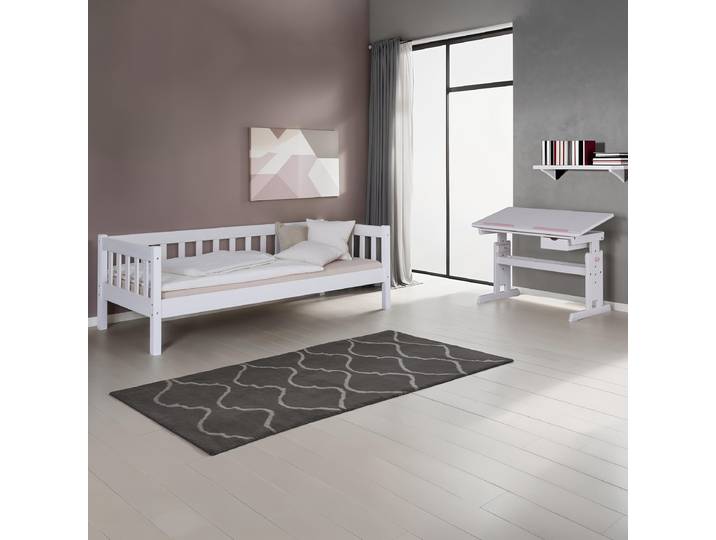 Chambre enfant Baru lit banquette 90 x 200cm Blanc