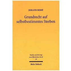 Grundrecht auf selbstbestimmtes Sterben, Fachbücher von Johann Remé