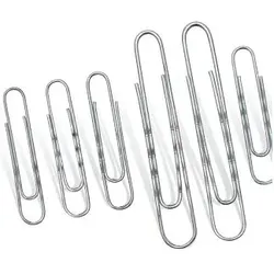 Wedo 123 75100 Papierklammer Galvanisiertes Metall 100 Stück(e)