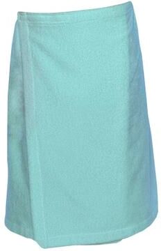 Authentic Turkish Cotton Terry Aqua Green Women's Spa and Shower Towel Wrap