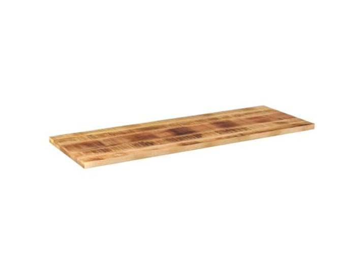 NKOPPFG Mangoholz Tischplatte 140x50x3,8 cm Rechteckig Rustikales Massivholz, Robust und Langlebig, Vielseitig Kombinierbar, Einfache Reinigung