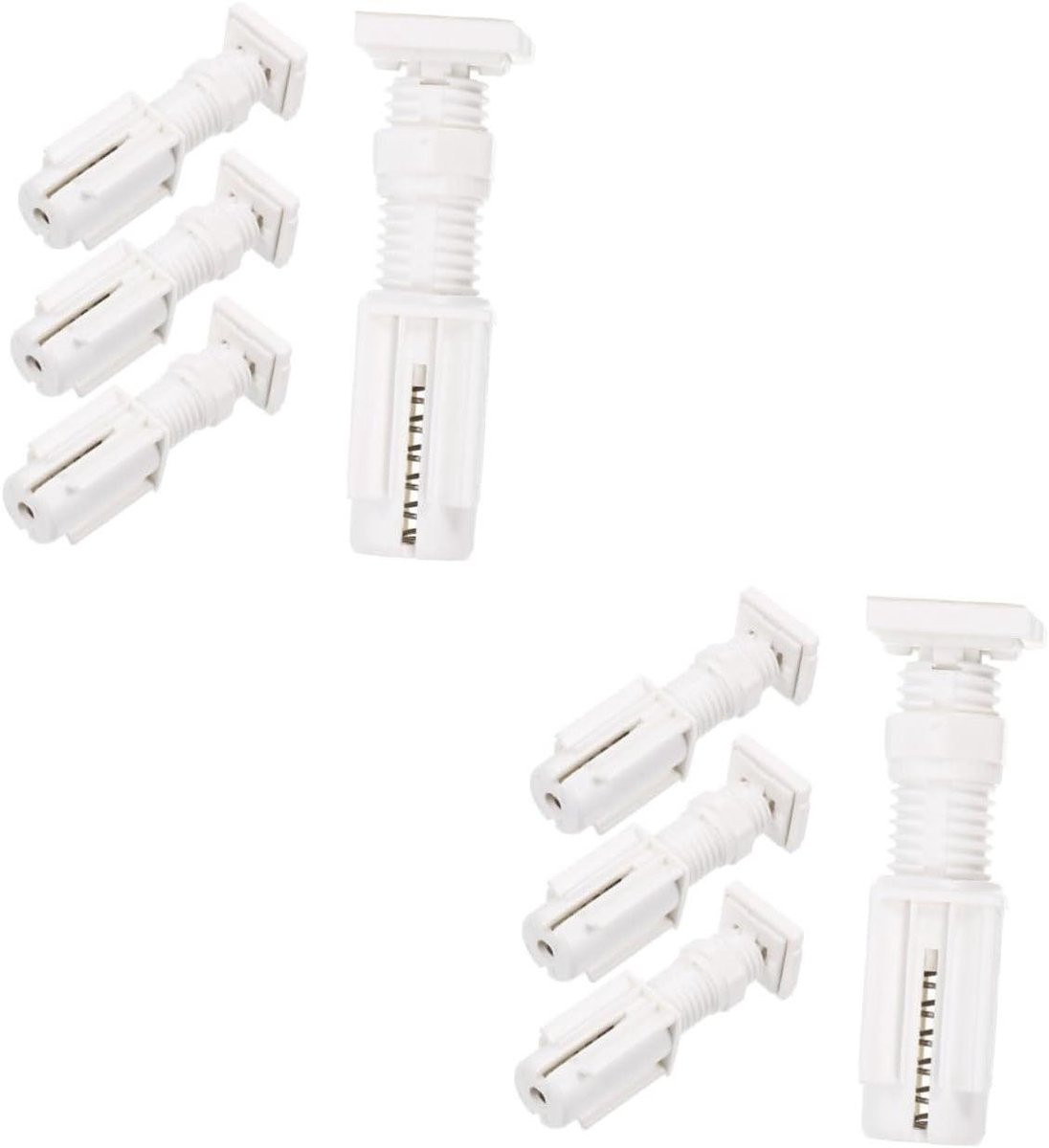 Wit Jaloezie Beugels voor Raambekleding Ophanging B/D/H: 2,7 x 2,7 x 8,5 cm