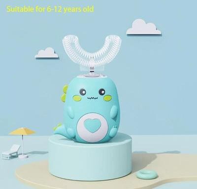 Uplifted Finds Childrens U Shaped Smart Electric Toothbrush 6 12 Years Old Green