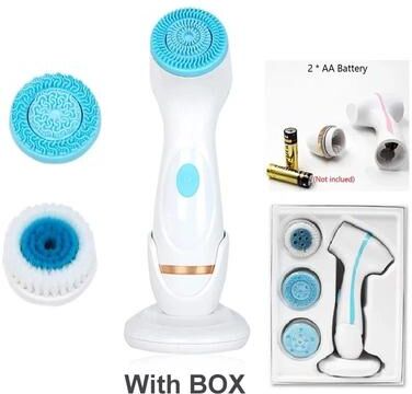 Useful Little Things 3 In 1 Electric Facial Cleansing Brush And Sonic Face Massager Set blue Set