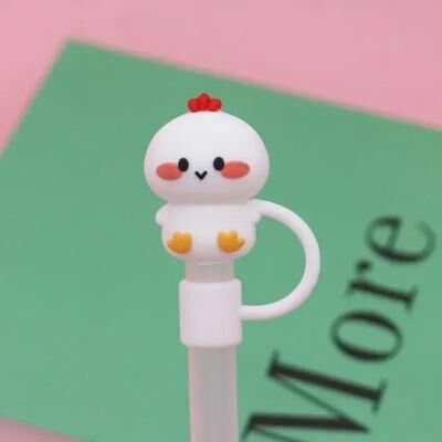 Uplifted Finds Silicone Straw Cover Cap For Stanley Cup Tumblers chick