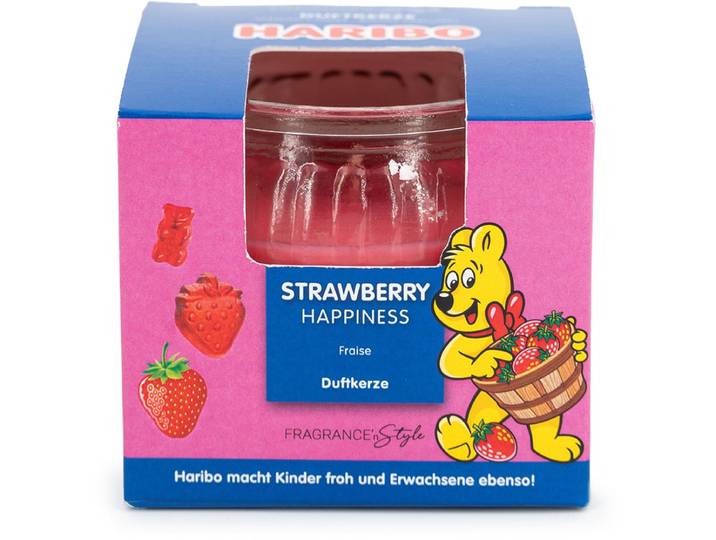 Geurkaars Haribo 85g Aardbei - Fantastische geur