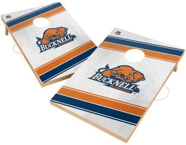 Skip's Garage Bucknell University Bison Regulation 2x4 Cornhole Set
