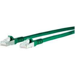 Metz Connect BTR 1308457555-E Patchkabel RJ45 Cat.6A AWG26 S/FTP LSOH 7,5m grün (S/FTP, CAT6a, 7.50 m), Netzwerkkabel