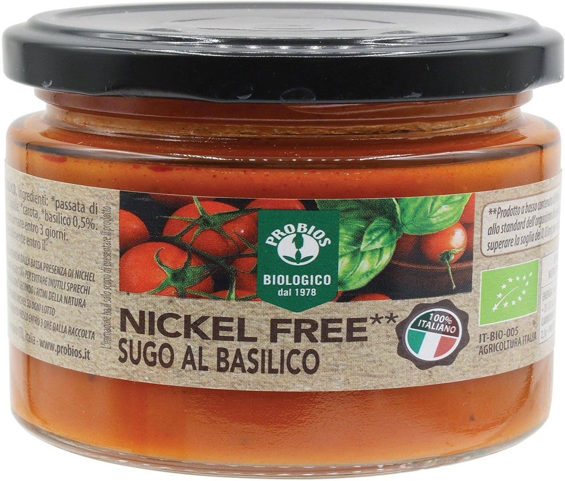 PROBIOS Sugo Al Basilico Nickel Free 200 G 