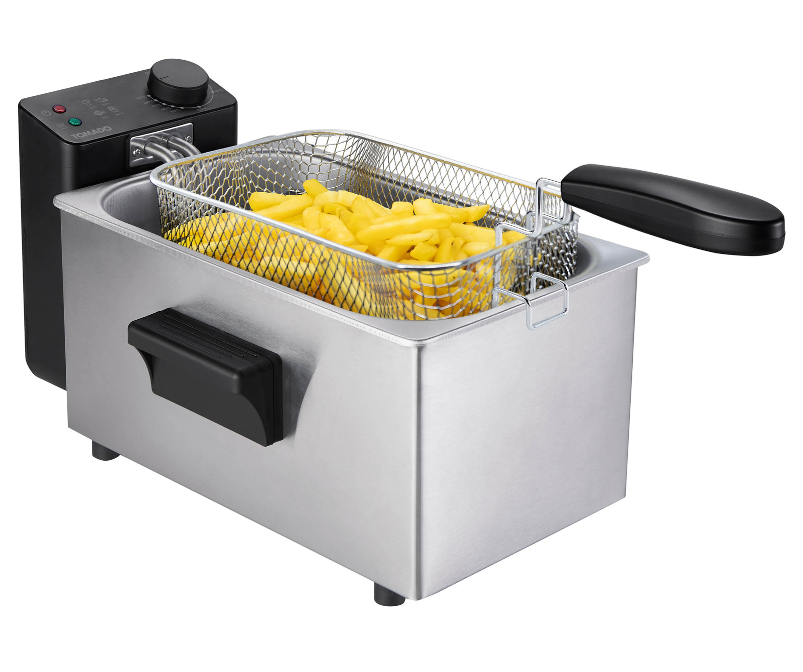 Tomado TDF3002S Frituurpan met koude zone, 3 liter, 2200 watt