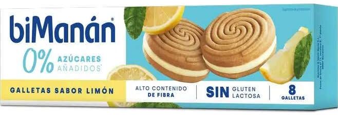 biManán® Bekomplett galletas Sabor Limón 8 uds