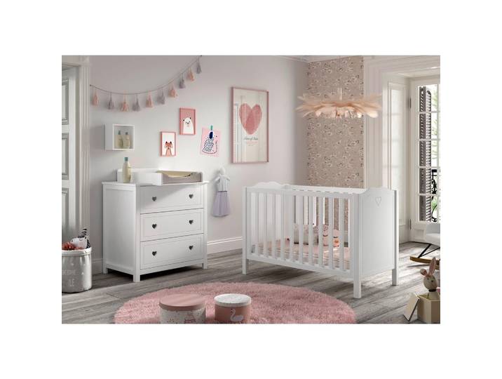 BABYZIMMER Amori Weiß 3-teilig
