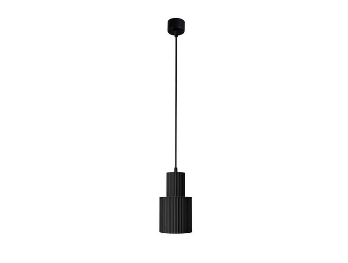 Hängeleuchte, Schwarz, Metall, 170 cm, RoHS, beliebig kürzbar, Lampen & Leuchten, Innenbeleuchtung, Hängelampen, Pendelleuchte