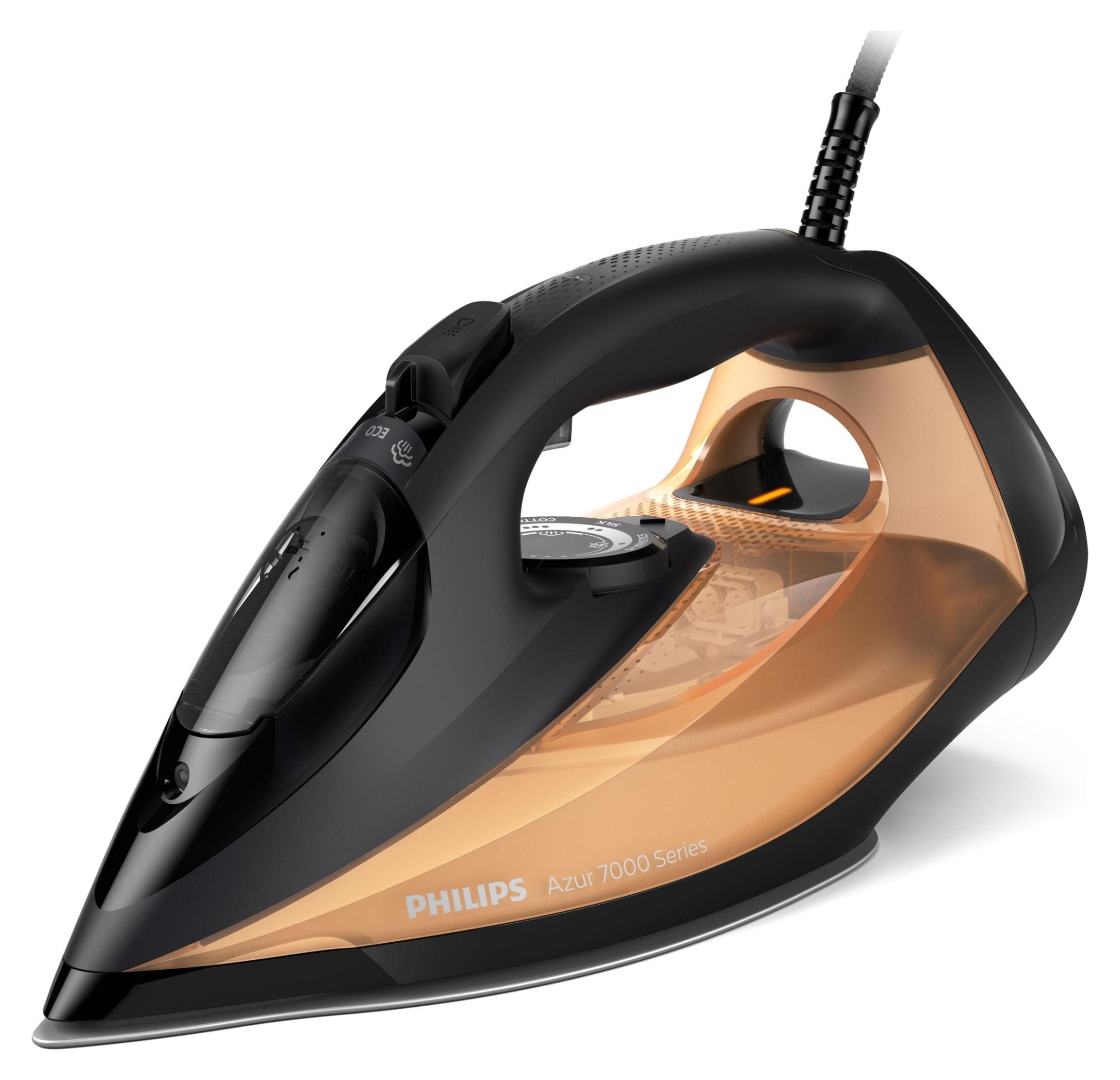 Philips Azur 7000 Bügeleisen 2800W 250G Dampf Steamglide Auto Off Pro DST7040/80