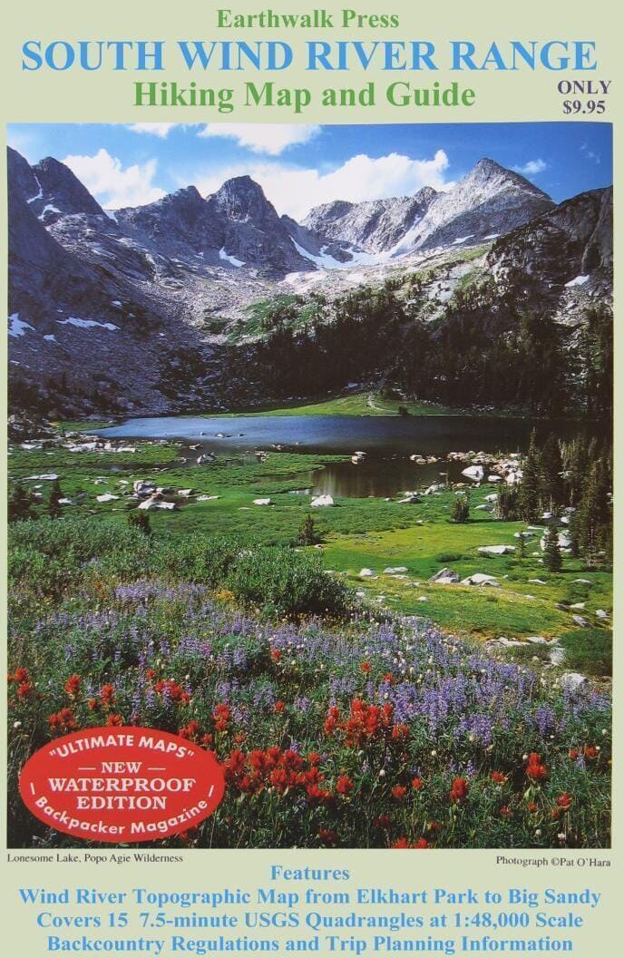 Wind River Range, Wyoming, sud, imperméable à l'eau   Earthwalk Press