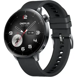 OnePlus Watch 3 43mm Strap - Black (Fluoroelastomer), Uhrenarmband, Schwarz