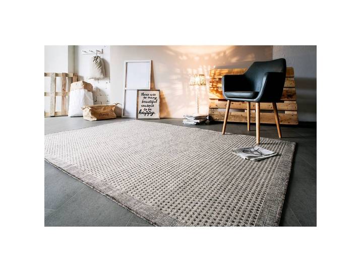 In-/Outdoorteppich Savannah I Braun/Hellbraun Webstoff 200 x 285cm