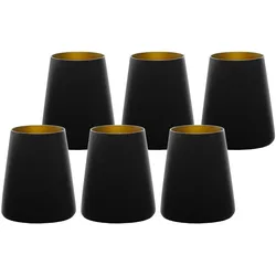 Stölzle Elements Power Becher, Trinkgläser, Gold, Schwarz
