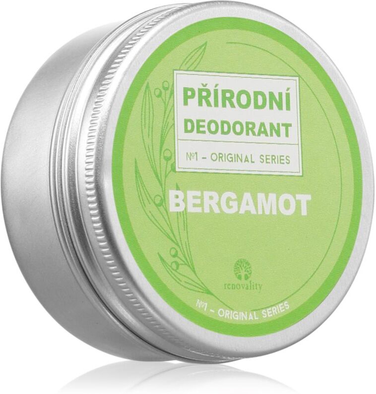 Renovality Original Series Natural Deodorant déodorant solide avec parfums Bergamot 50 ml